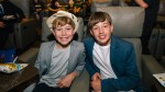 Best Film: 5-11 winners Jude and Fletcher in their seats