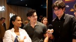 Innovation in Filmmaking winner Alexander being interviewed