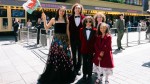 Ones to Watch winner Araminta with her family outside the Into Film Awards 