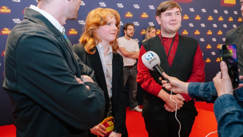 Best Film: 16-19 winners from Screen Education Edinburgh being interviewed