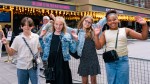 Young guests outside the Into Film Awards 2026