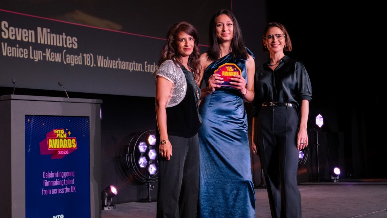 Audience Choice Award winner Venice Lyn-Kew on stage