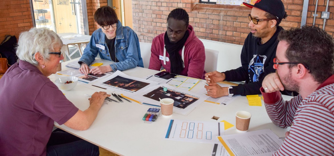 Teachers participating in a CPD session