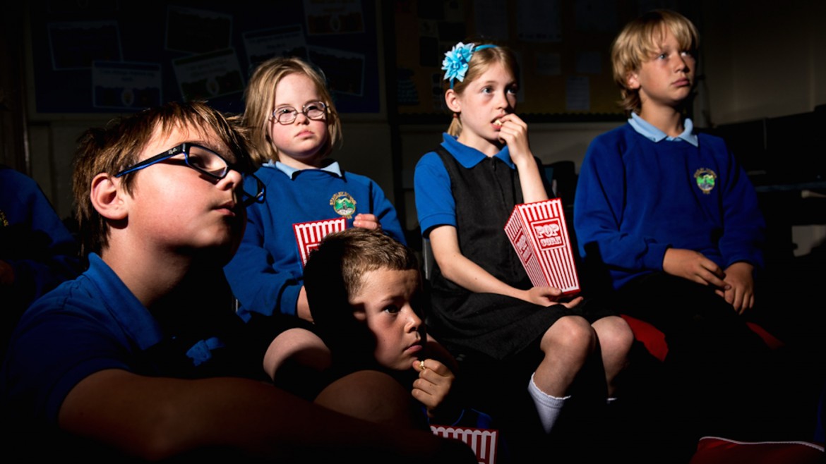 Kids Watching Films