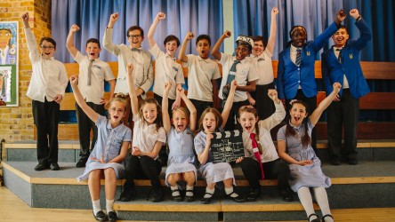 SSL filmmakers from Heathlands School for Deaf Children