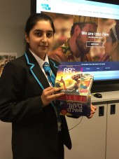 Esha, The Crest Academy, Roald Dahl competition winner