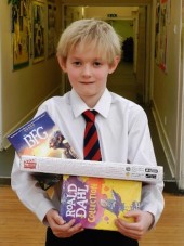 Sam, Giffnock Primary, Roald Dahl competition winner