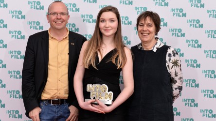 Review of the Year winner Dorothy with Col Needham and Rebecca O'Brian