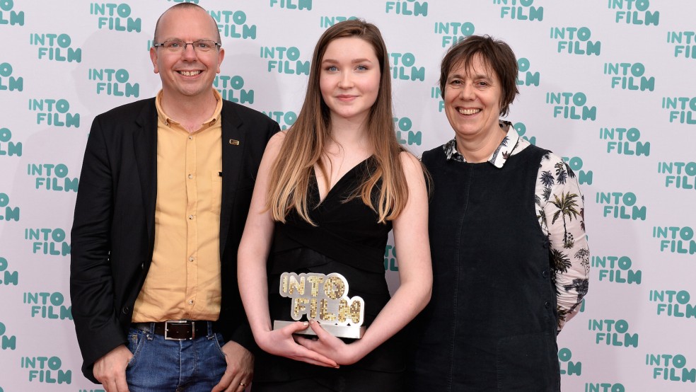 Review of the Year winner Dorothy with Col Needham and Rebecca O'Brian