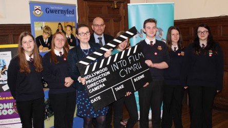 Simon Hanks, Leader of the Month from Gwernyfed High School, Powys