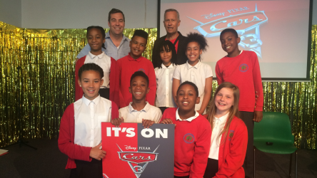 Lewisham Students with Producer and Director of Cars 3