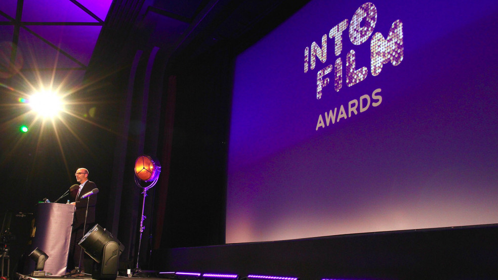 Into Film Awards 2018 - Eric Fellner on stage