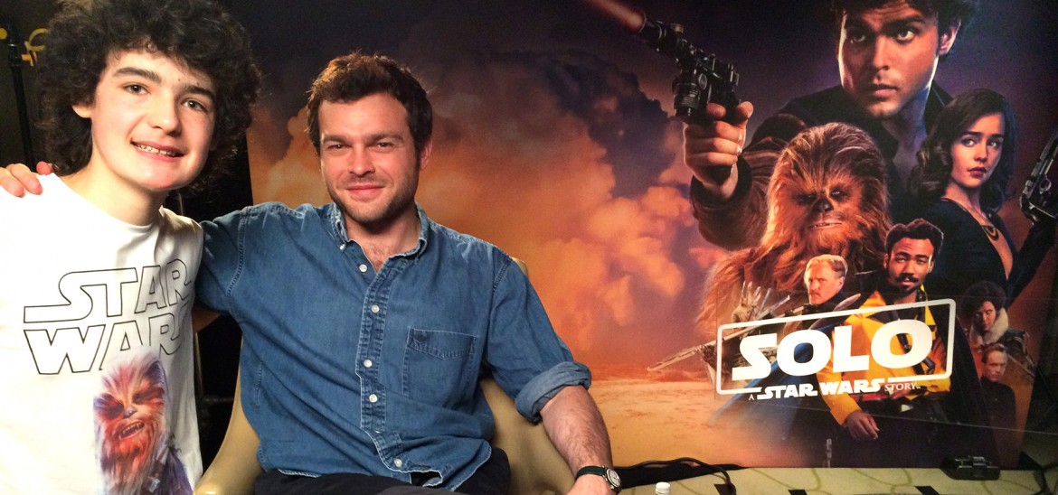 Archie interviews Alden Ehrenreich about his role as Han Solo