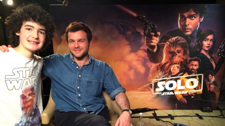 Archie interviews Alden Ehrenreich about his role as Han Solo