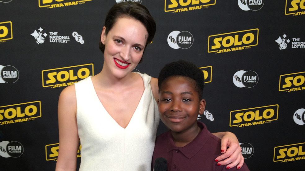 Young Reporter Rashaan meets actor Phoebe Waller-Bridge