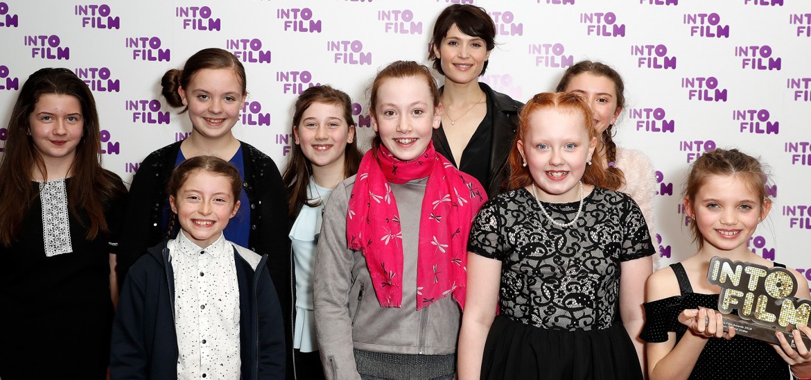 Gemma Arterton with Live Action 12 and Under winners 2018