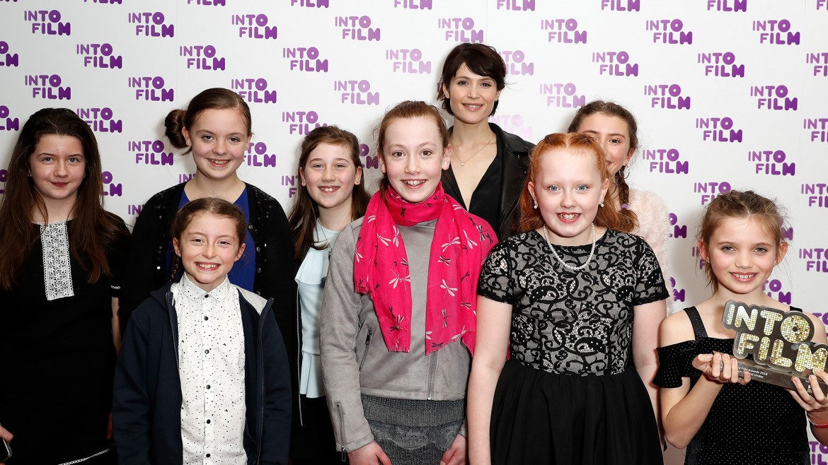 Gemma Arterton with Live Action 12 and Under winners 2018