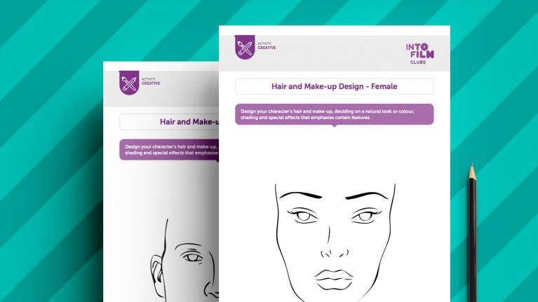 Hair and Make-up Design Template