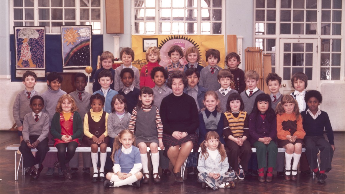 Steve McQueen's Year 3 class photo - Little Ealing Primary School, 1977