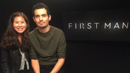 Emilie with Damien Chazelle