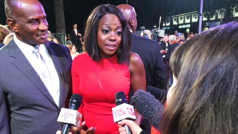 Viola Davis at 'Widows' London Film Festival premiere