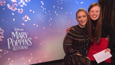 Mary Poppins star Emily Blunt and reporter Eve G