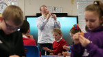 Jim Parkyn of Aardman visits Llanharan Primary School (2)