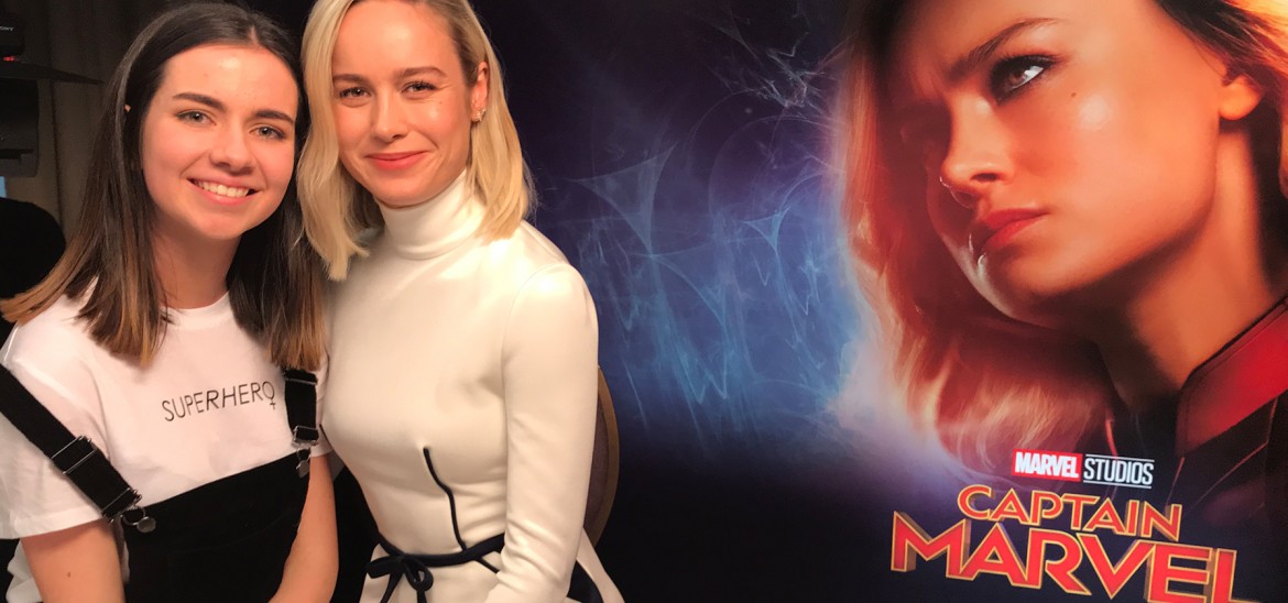 Brie Larson talks 'Captain Marvel' with Into Film reporter Alexa