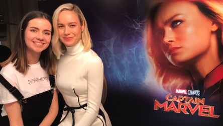 Brie Larson talks 'Captain Marvel' with Into Film reporter Alexa