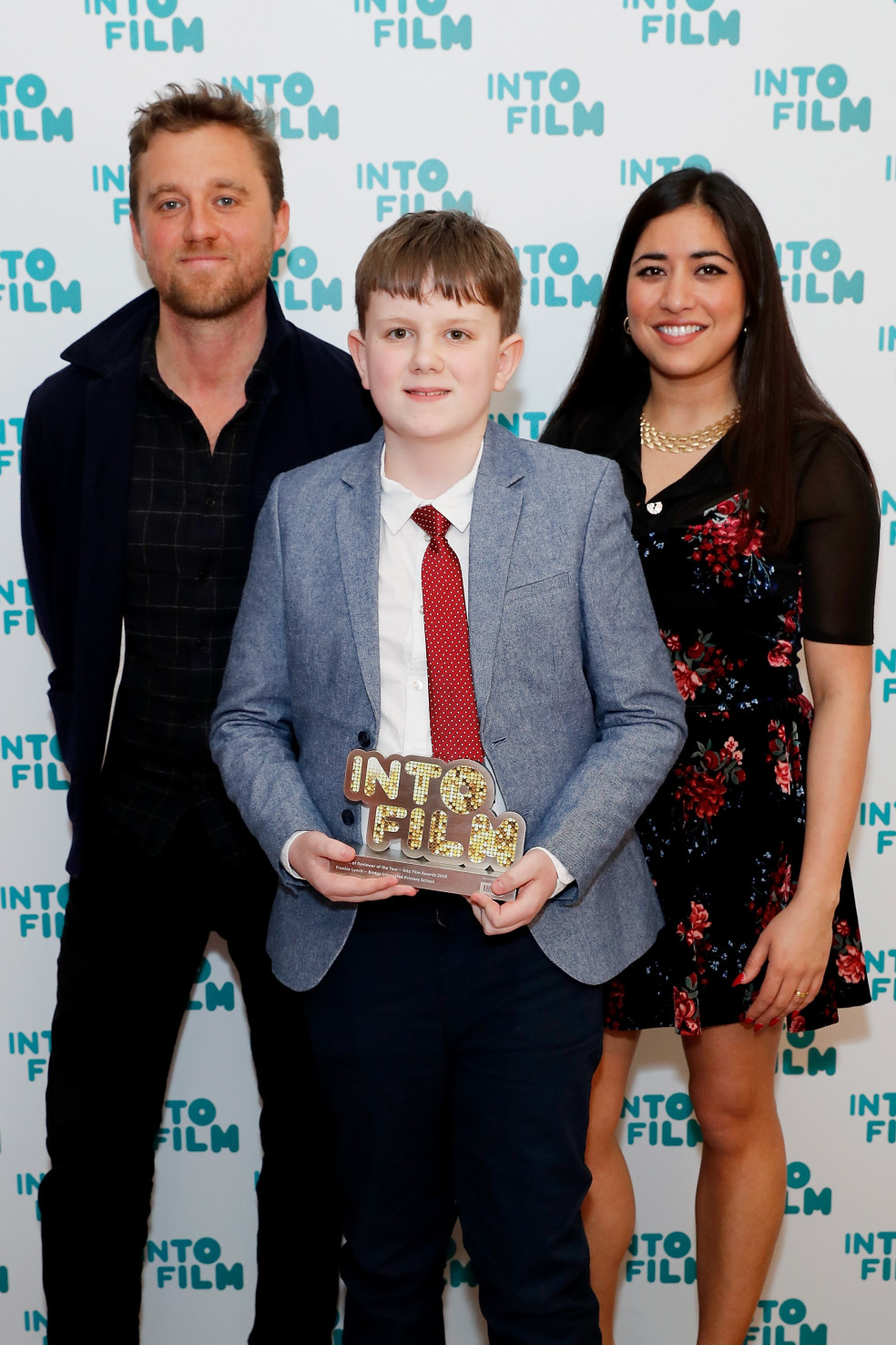 Frankie with director Michael Pearce and critic Rhianna Dhillon