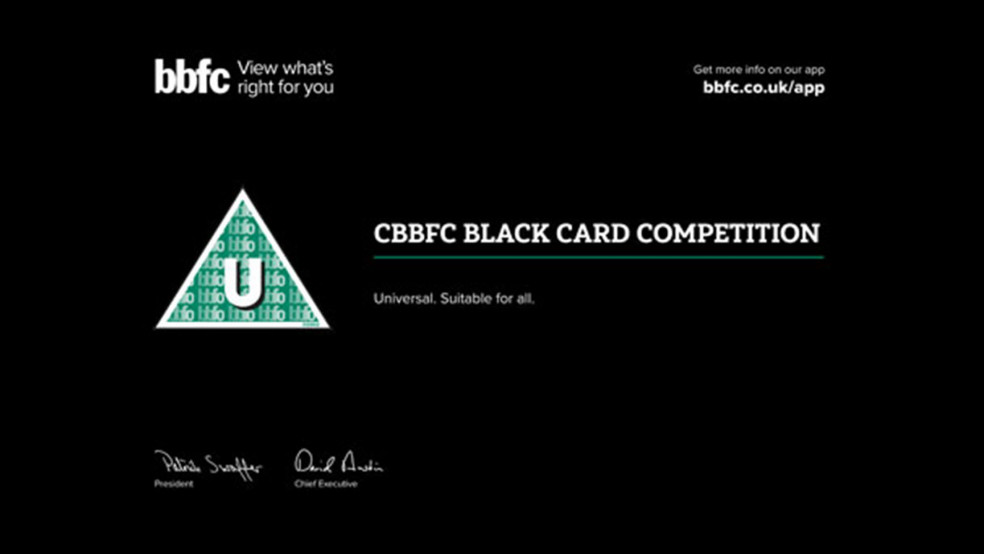 BBFC Black Card Competition header image