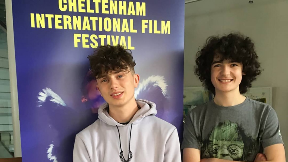 Into Film reporters Archie & Ewan at Cheltenham International Film Festival