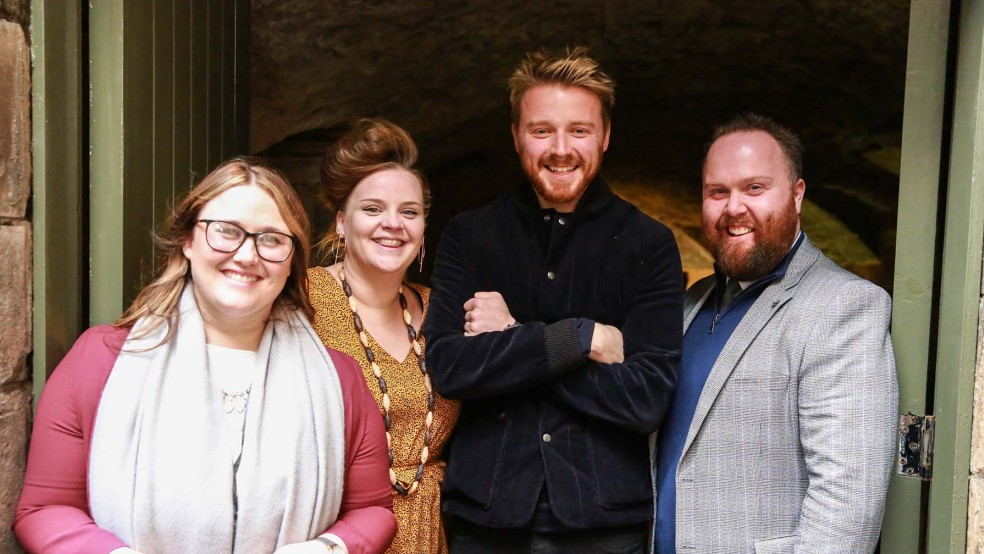 Jack Lowden at Stirling Castle