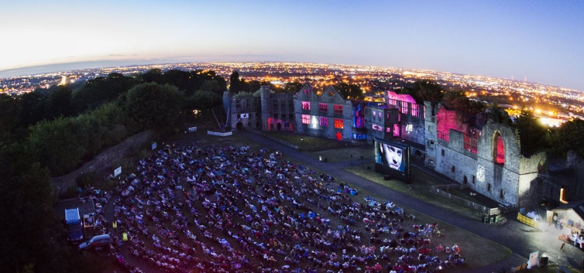 Flatpack screening at Dudley Castle