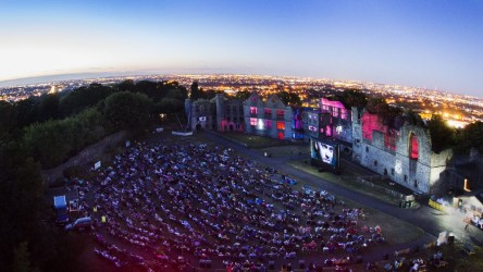 Flatpack screening at Dudley Castle