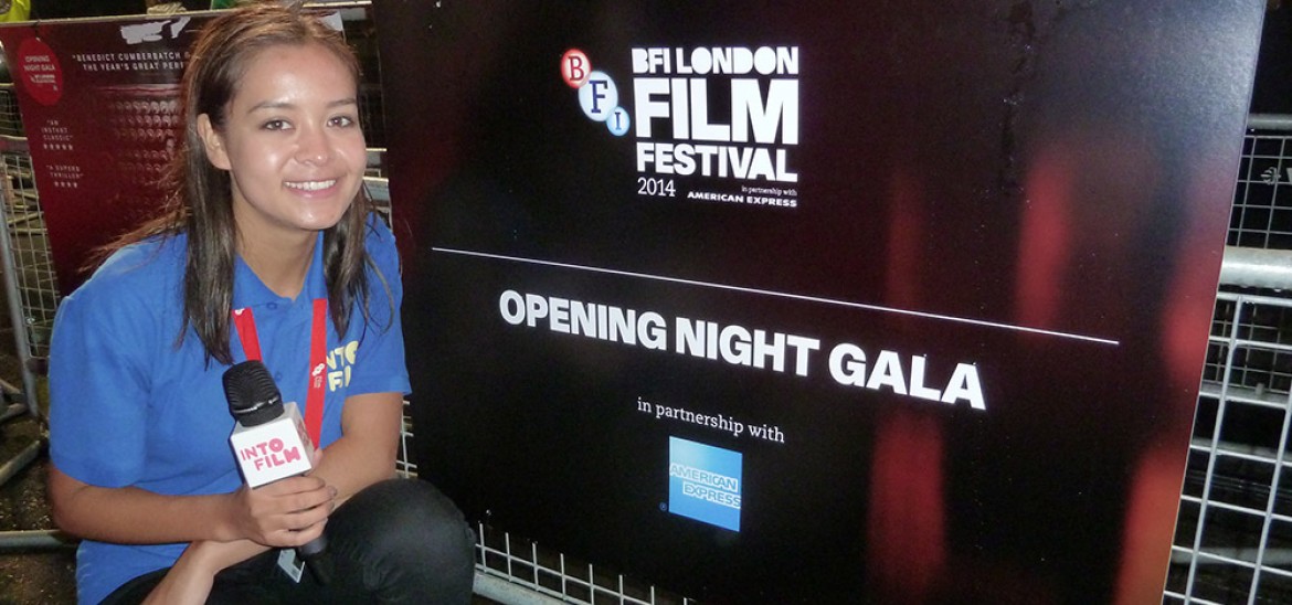 Lily at the opening night of the BFI London Film Festival 2014