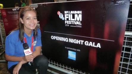 Lily at the opening night of the BFI London Film Festival 2014