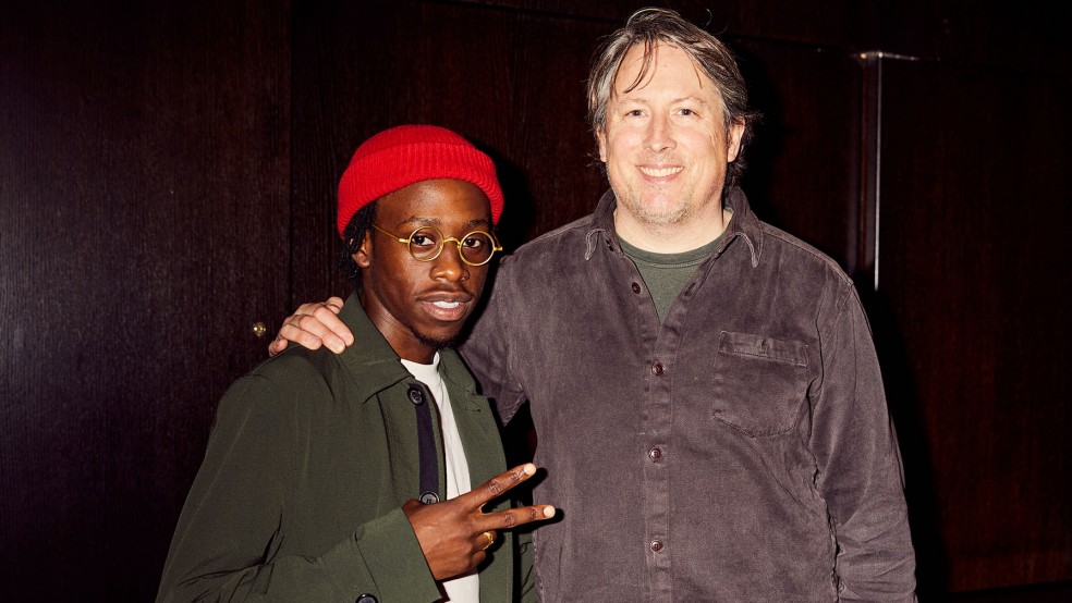 Director Joe Cornish and actor Michael Ajao