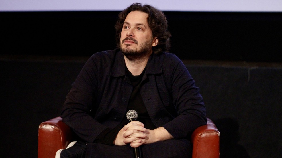 Edgar Wright during the Q&A