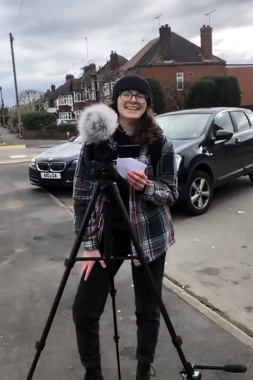 Freya filming 'Driven to Despair'