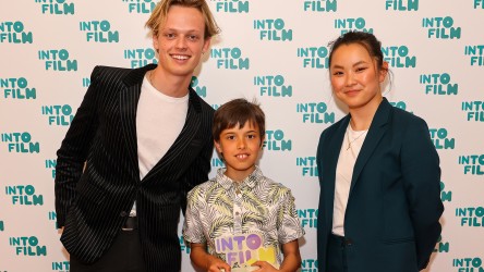 Best Animation - 11 and Under winner Alex w/ Anson Boon and Thaddea Graham