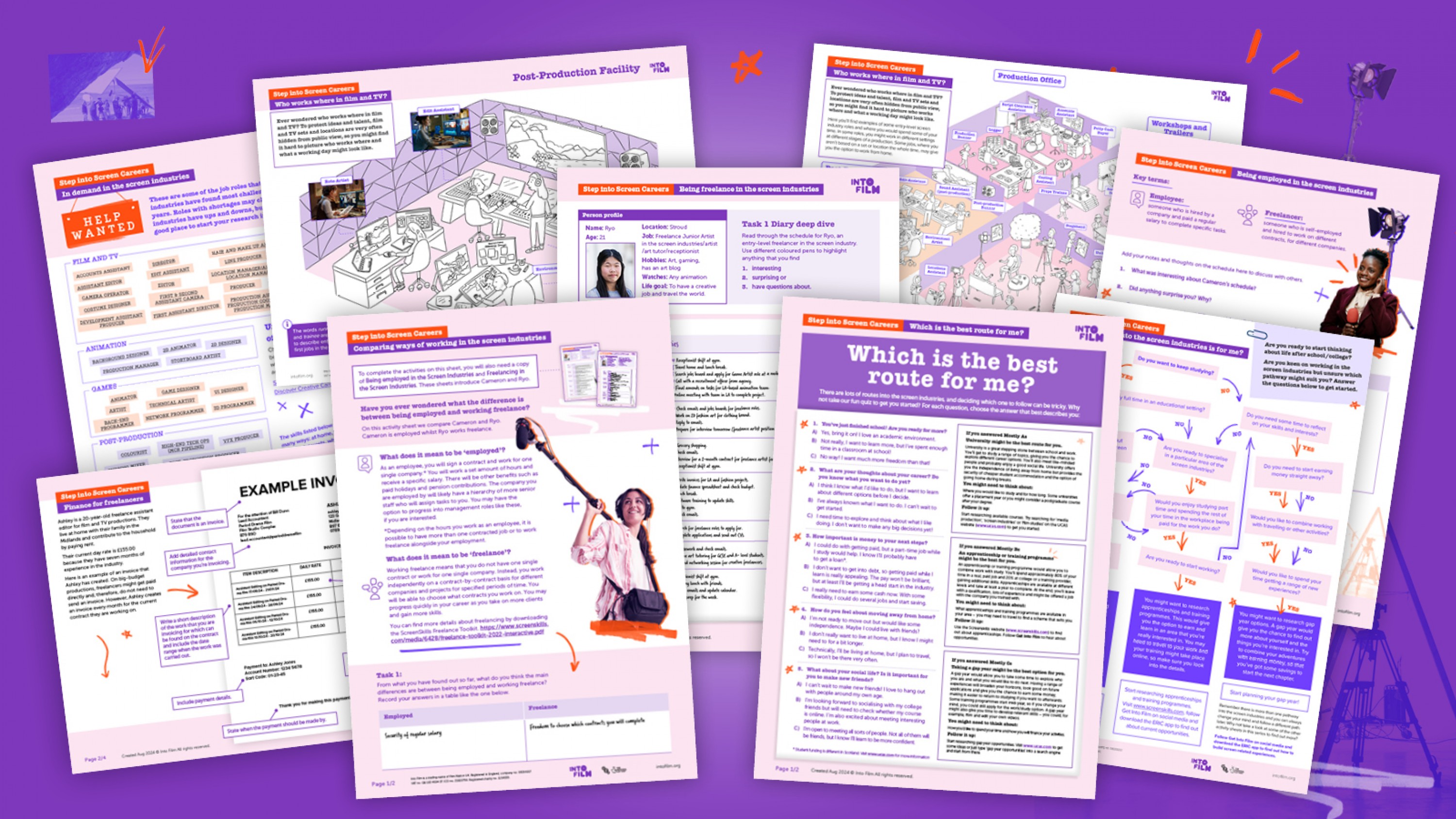 Get learners thinking about the practicalities of working in the screen ind