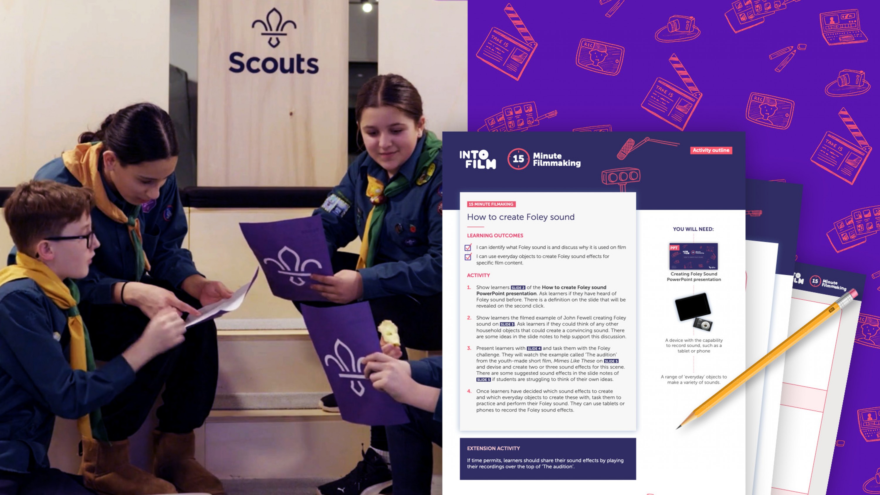 A bite-sized selection of filmmaking resources to help Scout groups kick-st