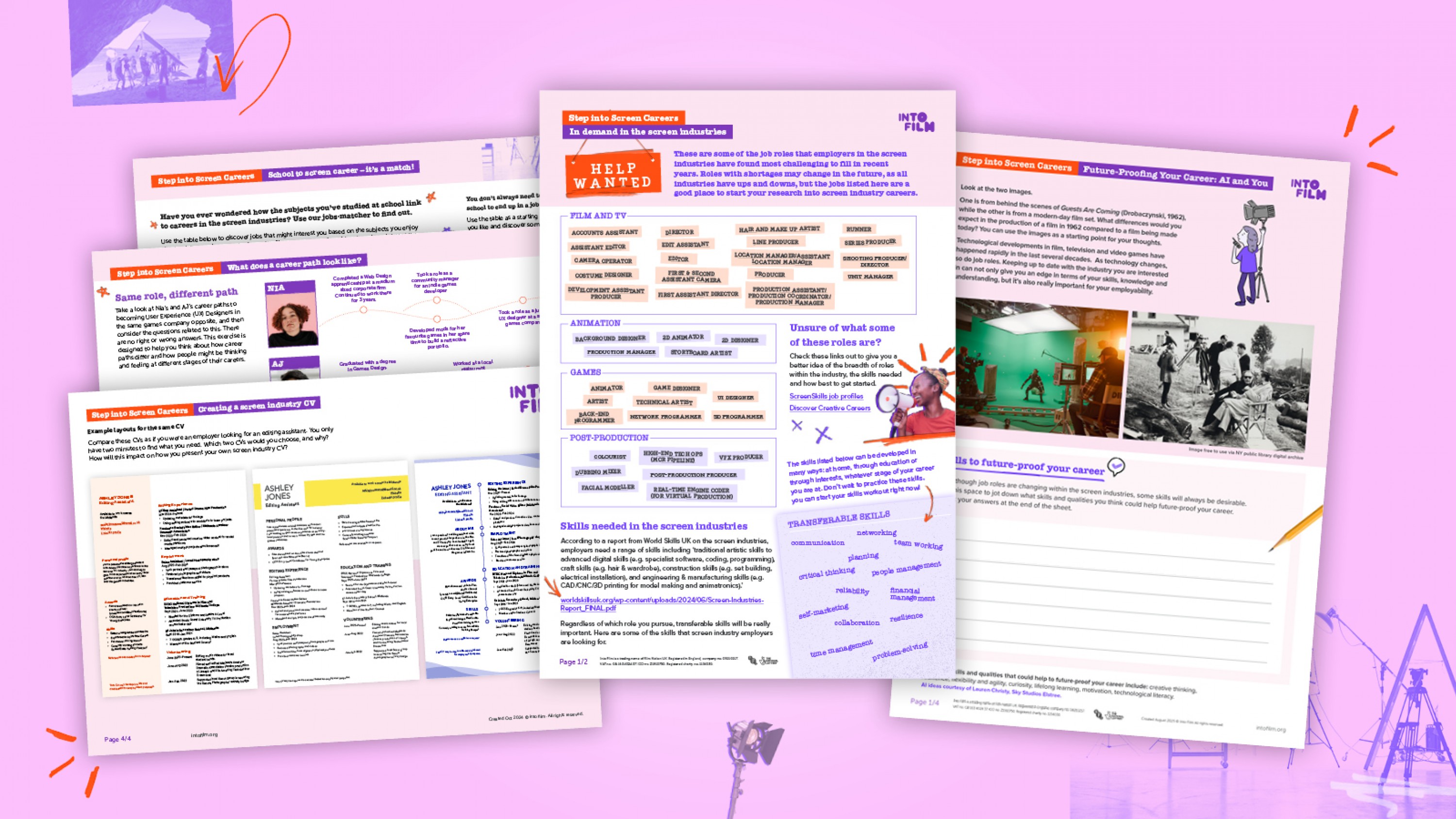 Get learners thinking about the practicalities of planning their screen ind