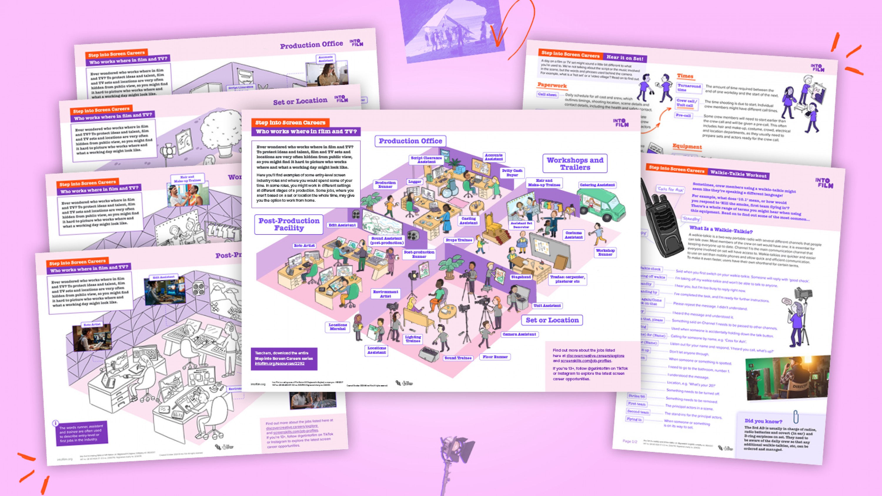 Get your learners thinking about the practicalities of working behind the s