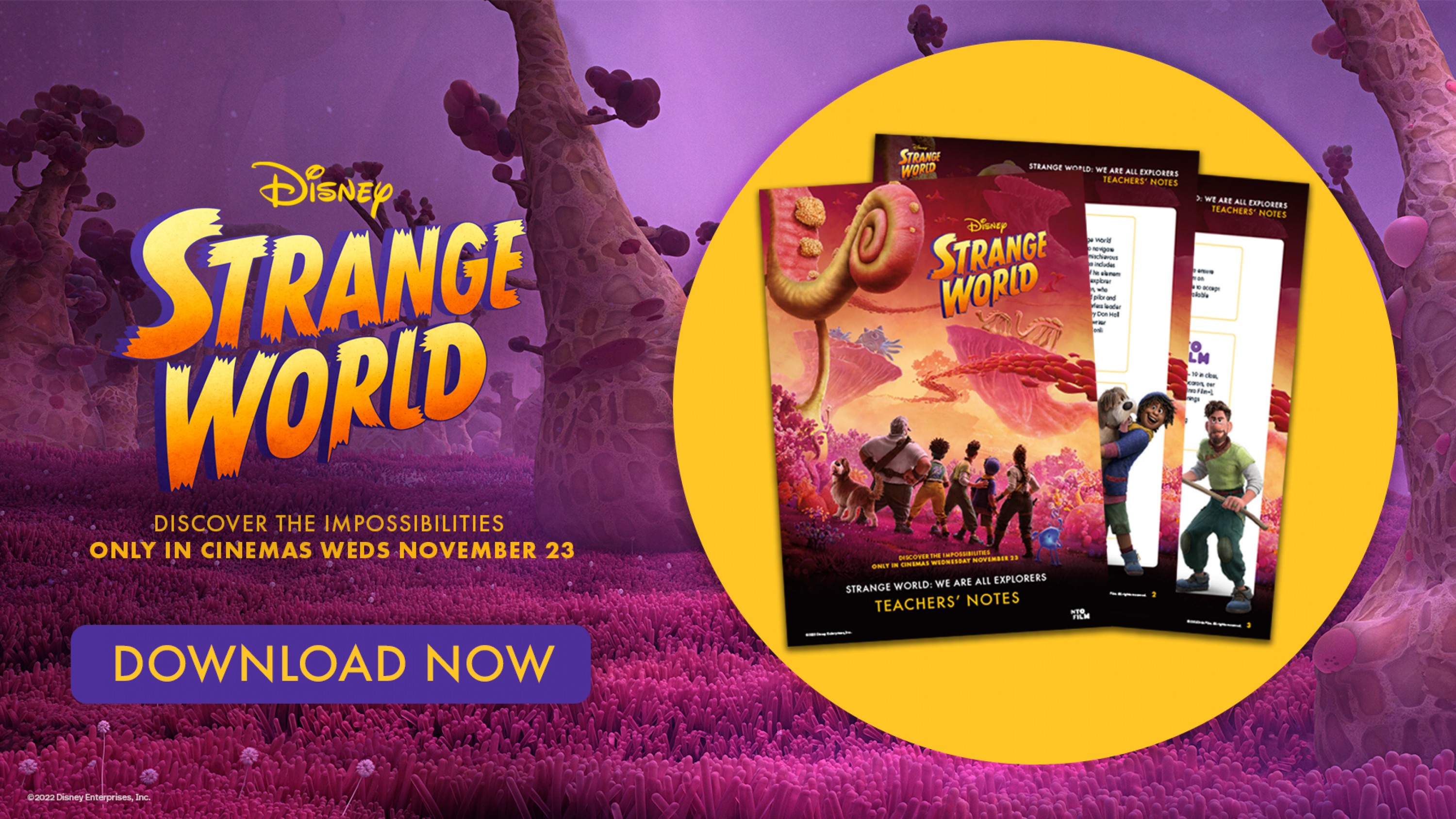 Our new resource inspired by Disney's Strange World is suitable for student