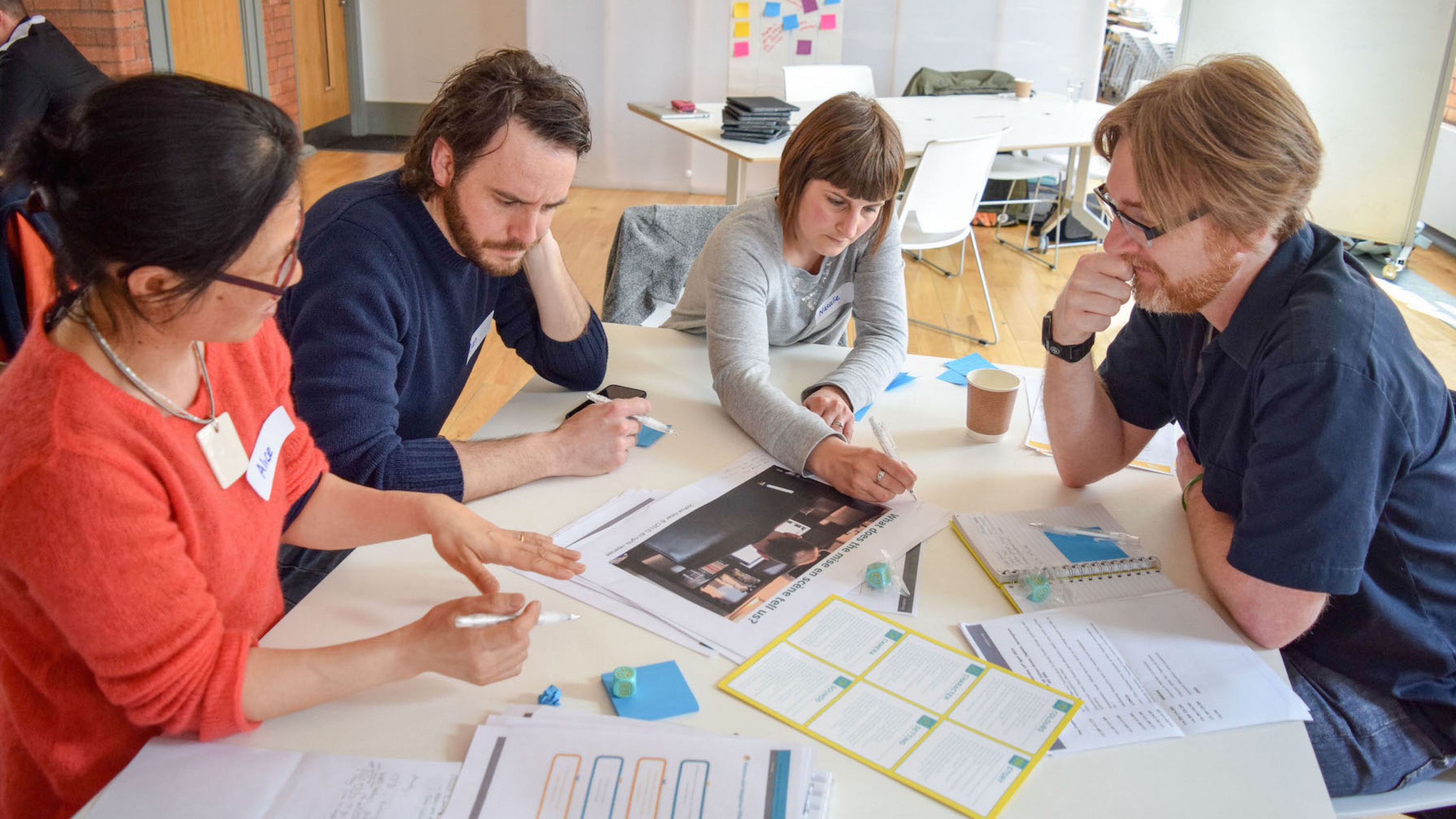 Participant materials for Get Into Curricular Filmmaking training session. 