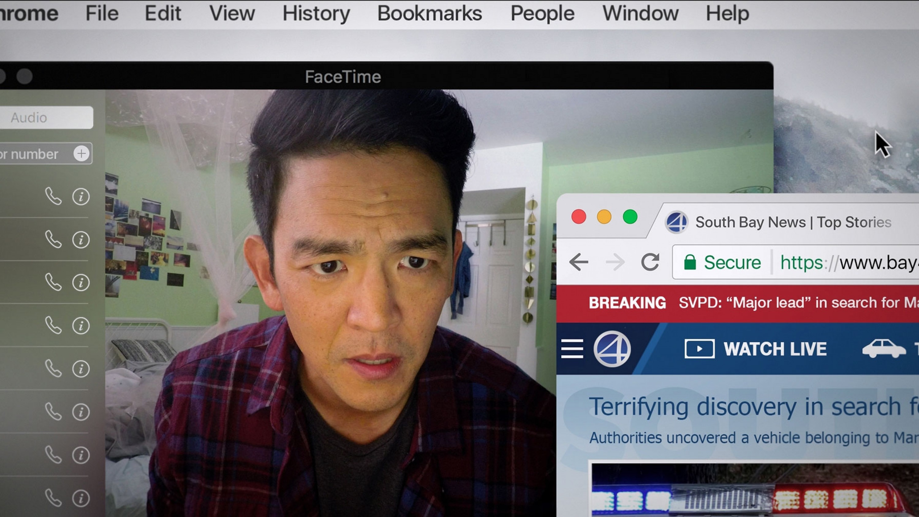A film guide that looks at Searching (2018), exploring its key topics and t