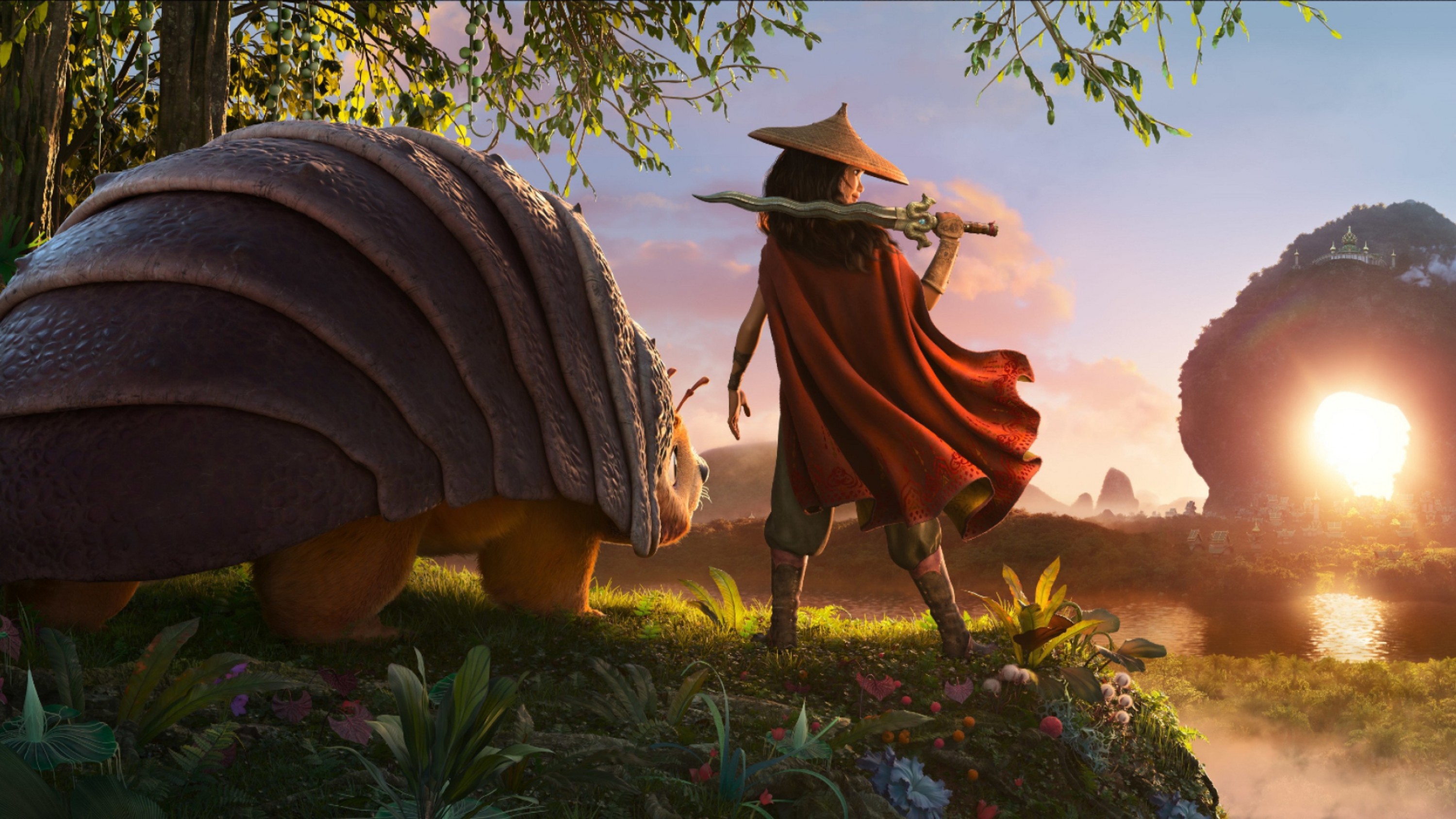 A film guide that looks at Raya and the Last Dragon (2021), exploring its k