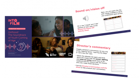 PowerPoint Presentation for the Girlhood: The Soundtrack of Youth resource 